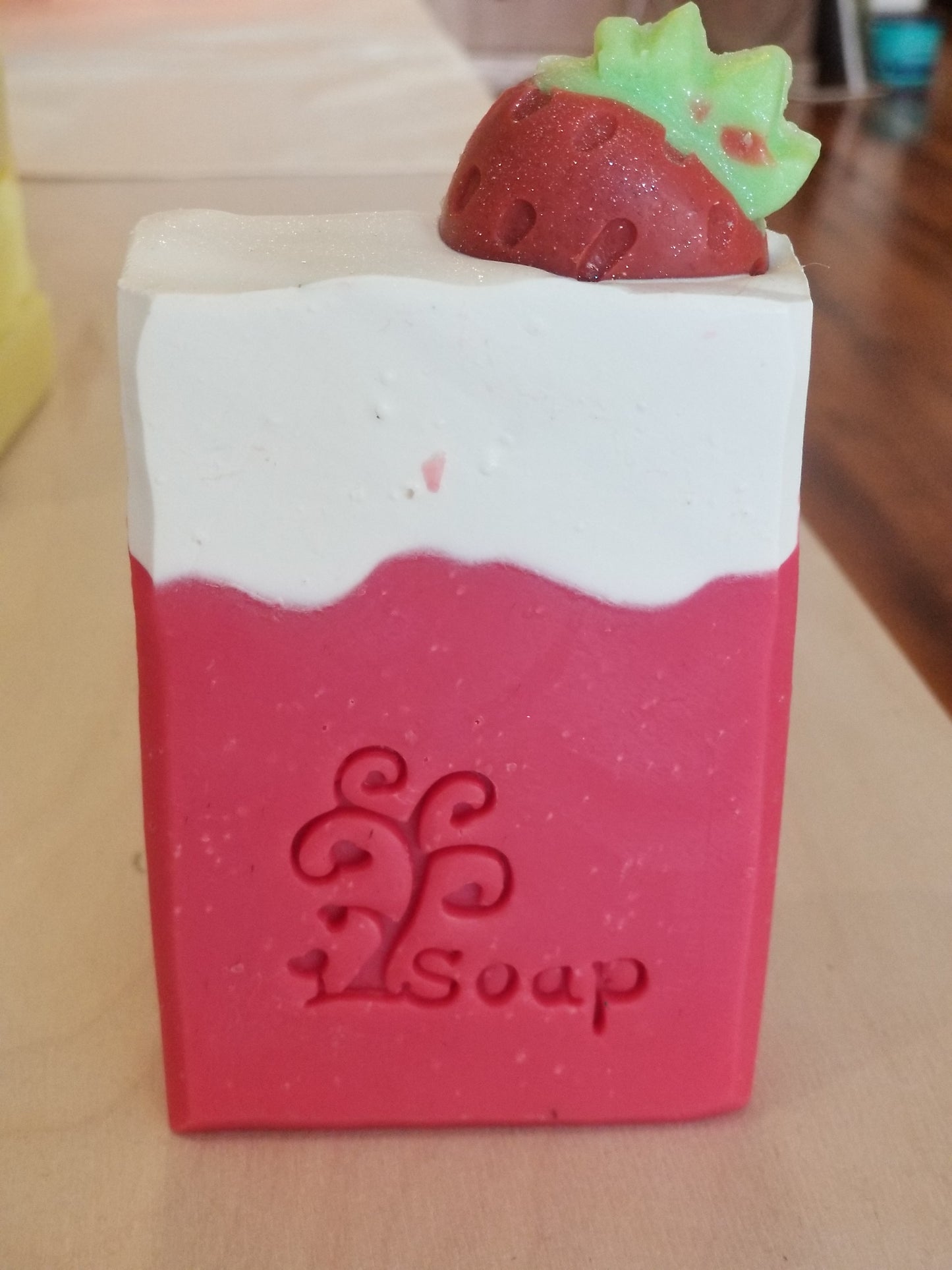 Strawberry Beer Soap